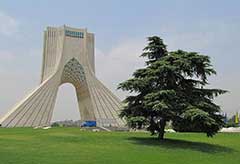 Visit Azadi Tower in this Iran tour